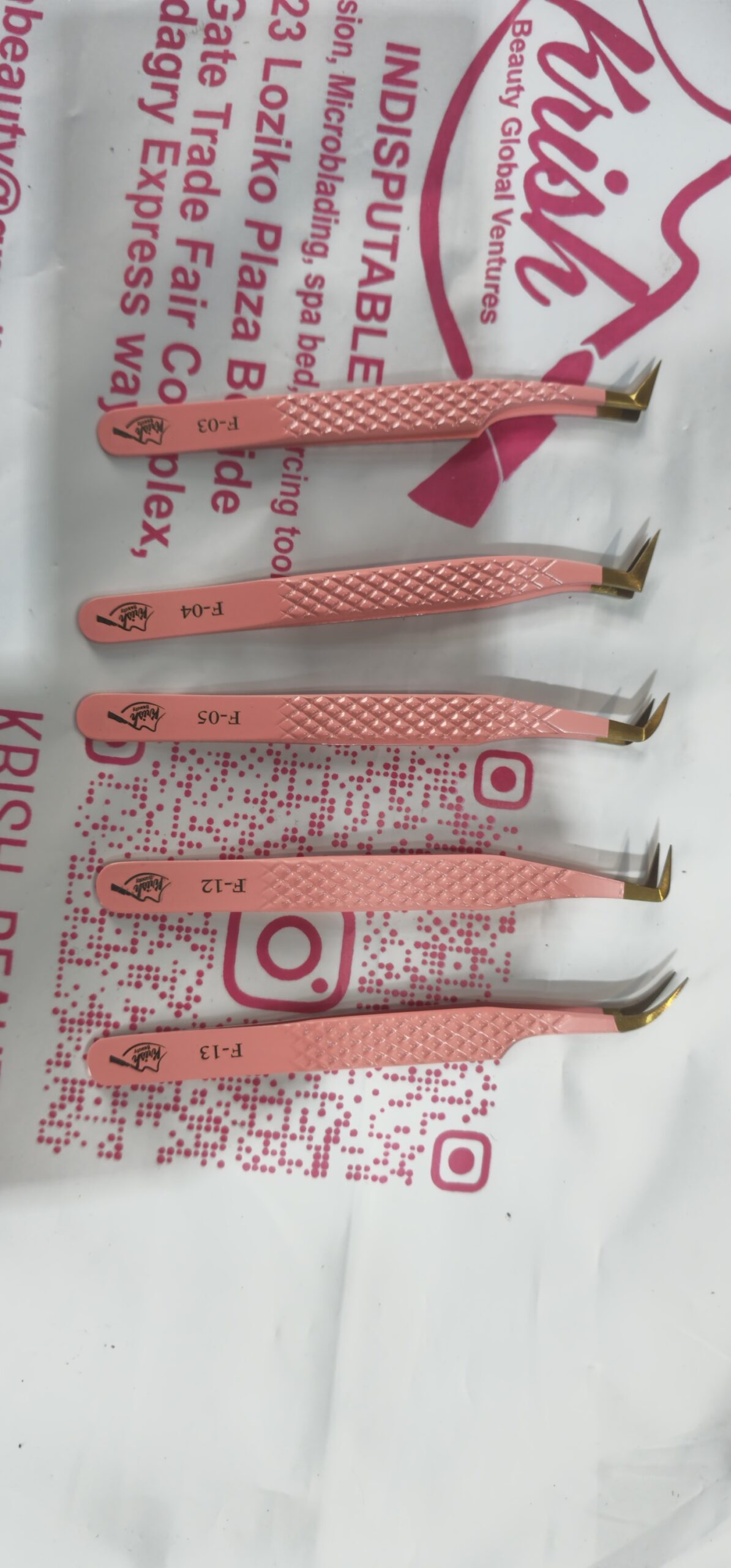 Fiber Tweezer PINK